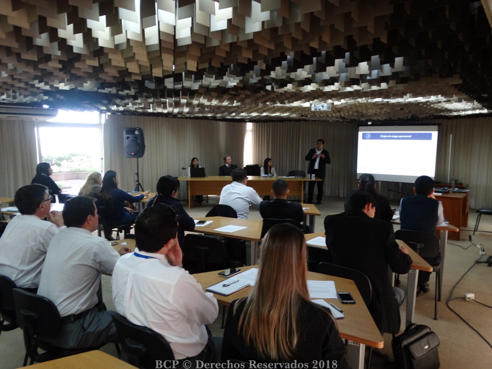 La primera jornada fue orientada al público en general con contenidos introductorios. El segundo día comprendió una mayor profundización del tema, orientado a funcionarios de áreas relacionadas con gestión de riesgos.